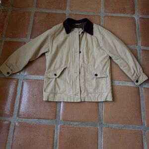 Utility Jacket. Corduroy collar. Size XS. Oversized.
